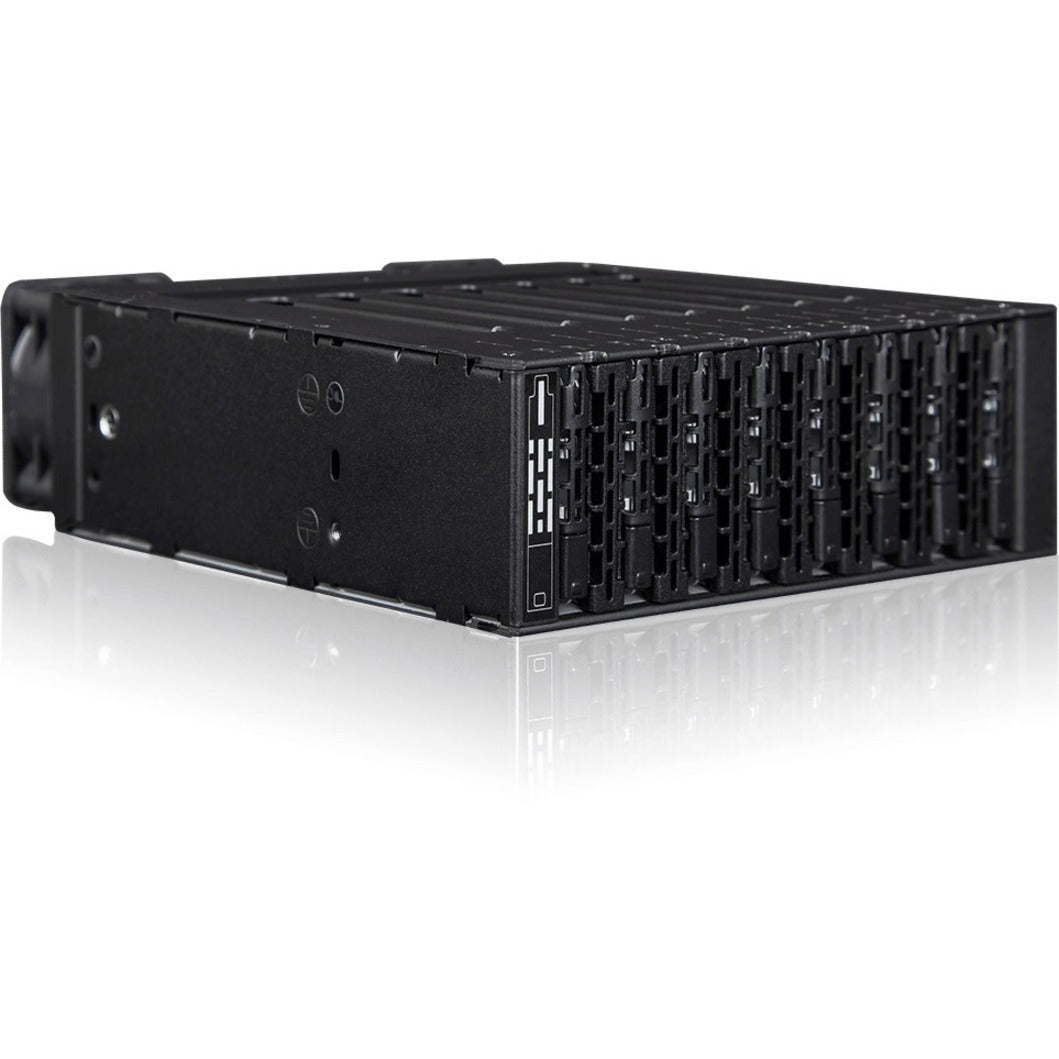 Icy Dock ToughArmor MB873MP-B Drive Enclosure for 5.25" PCI Express NVMe M.2 - SFF-8612 OCuLink Host Interface Internal - Black