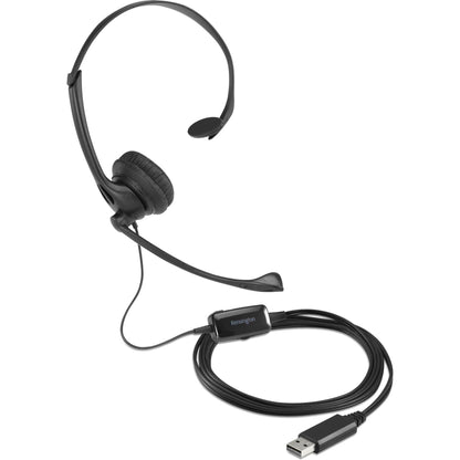 Kensington Classic USB-A Mono Headset with Mic and Volume Control