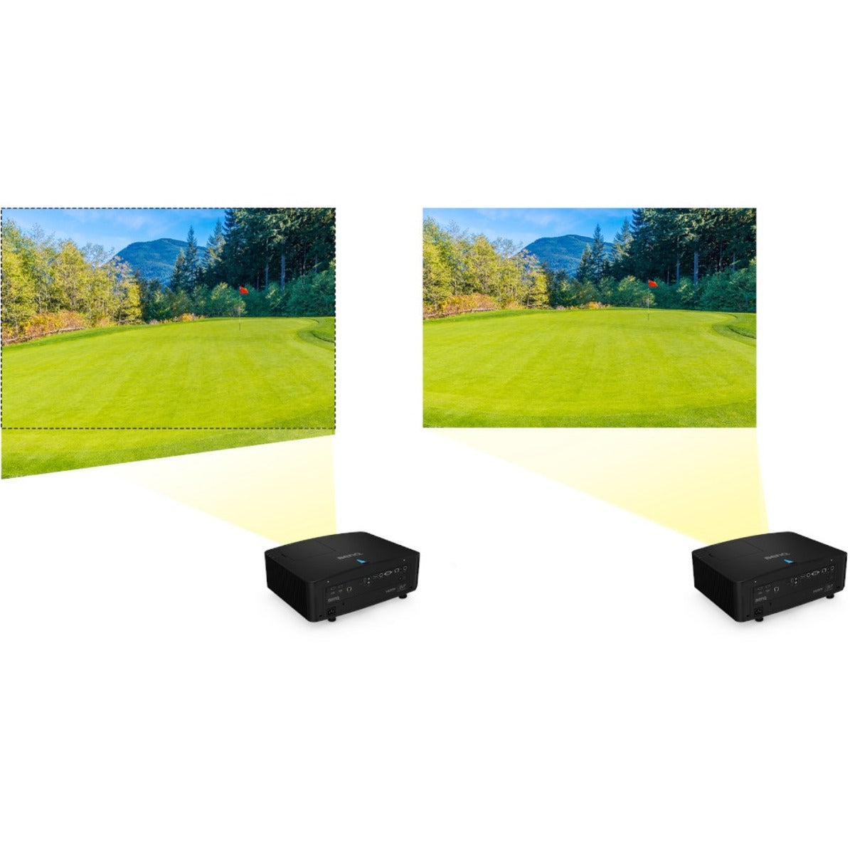 BenQ LK936ST 3D Ready Short Throw DLP Projector - 16:9 - Ceiling Mountable Wall Mountable