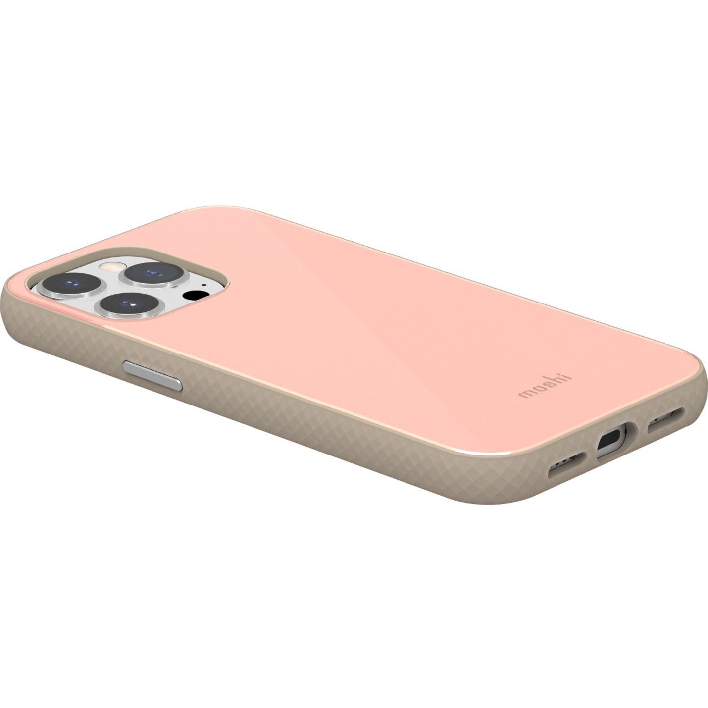 Moshi iGlaze Slim Hardshell Case Dahlia Pink for iPhone 13 Pro