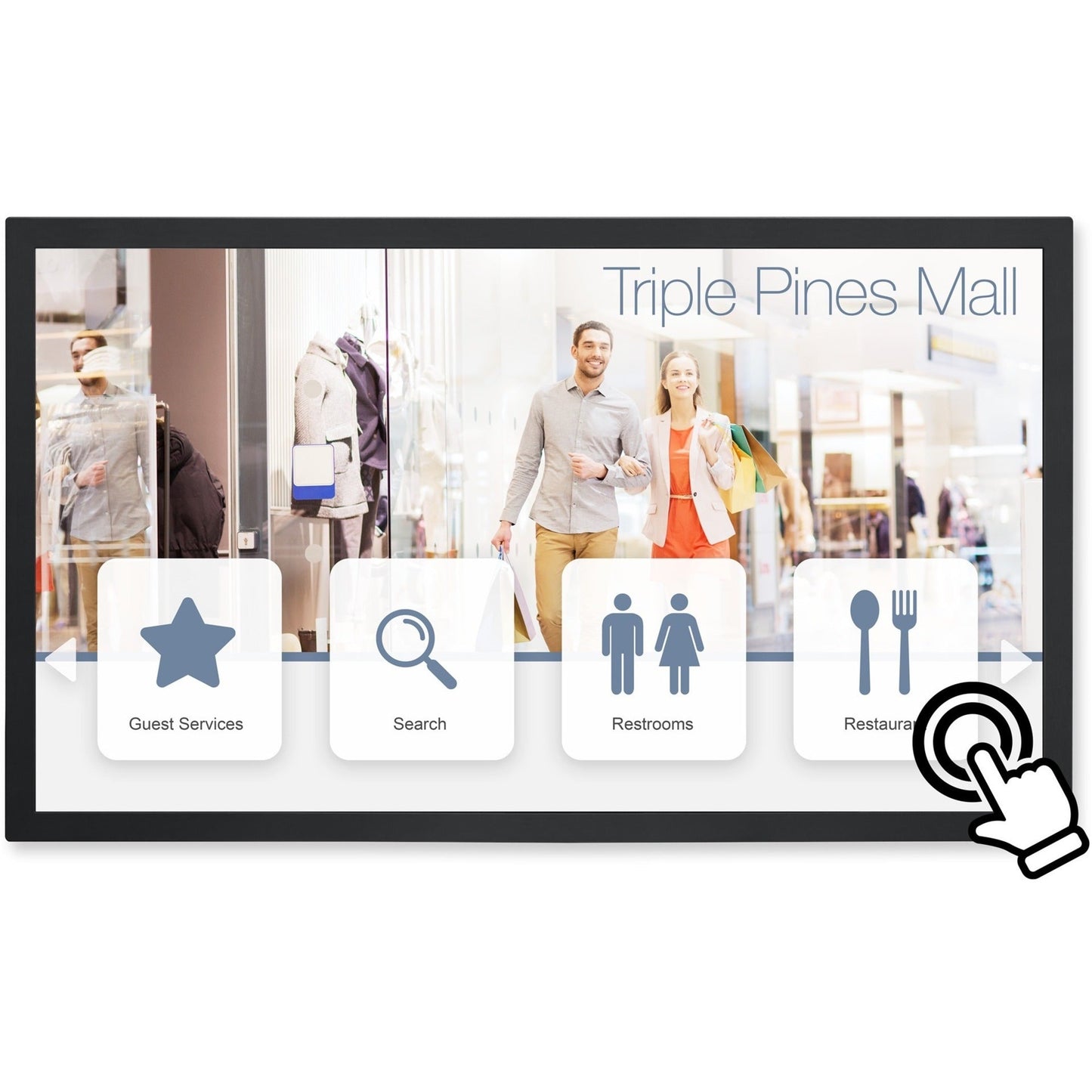 Sharp NEC Display 50" Ultra High Definition Commercial Display with PCAP Touch