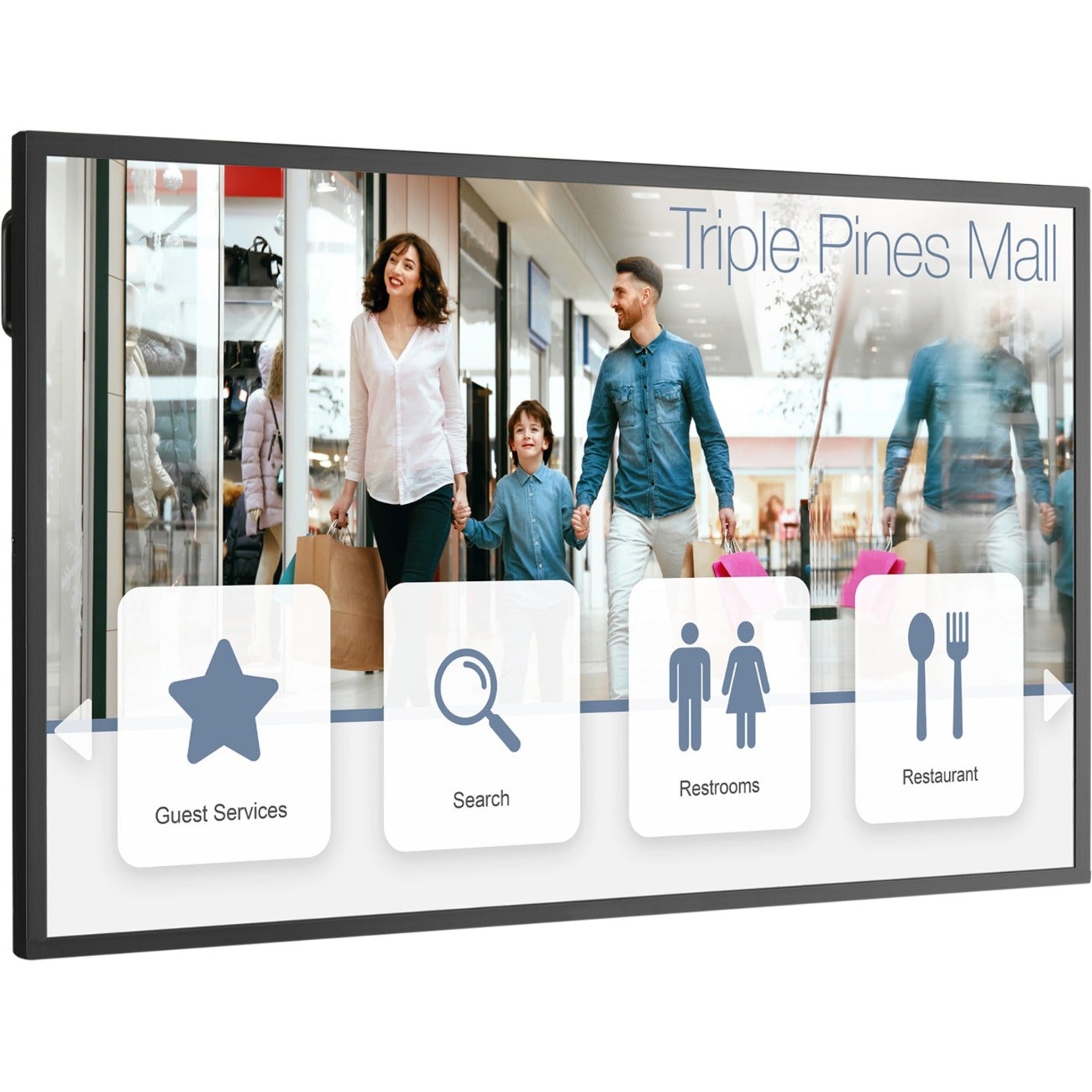 Sharp NEC Display 43" Ultra High Definition Commercial Display with pre-installed IR touch