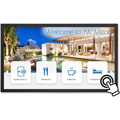 Sharp NEC Display 43" Ultra High Definition Professional Display with Pre-installed IR Touch