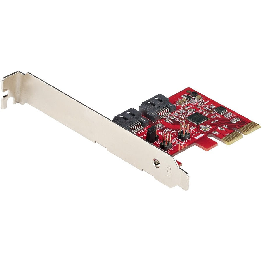 StarTech.com SATA PCIe Card 2 Port PCIe SATA Expansion Card 6Gbps SATA PCI Express to SATA Adapter SATA RAID PCIe to SATA Converter