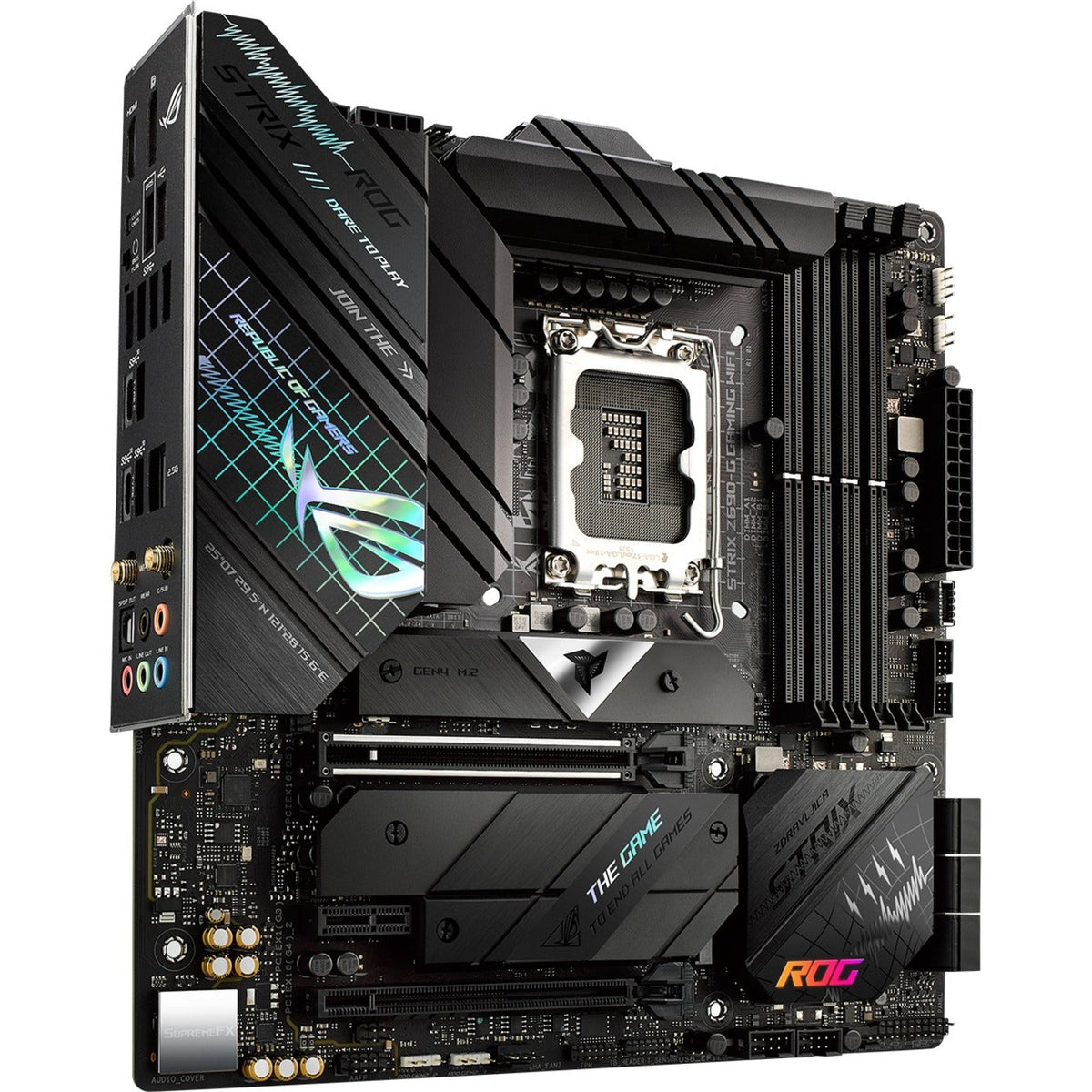 Asus ROG Strix Z690-G GAMING WIFI Desktop Motherboard - Intel Z690 Chipset - Socket LGA-1700 - Intel Optane Memory Ready - Micro ATX