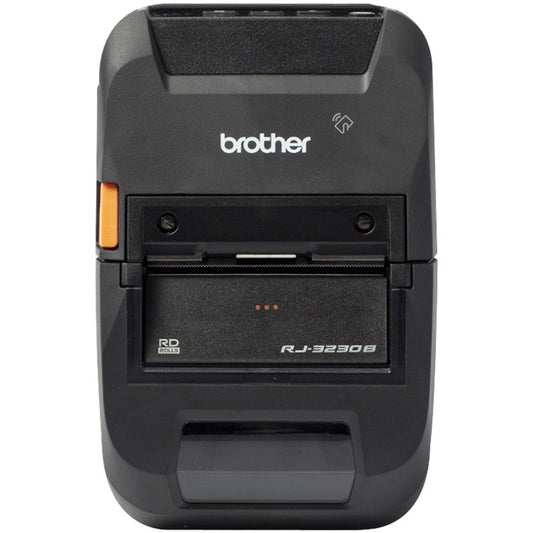 Brother RuggedJet RJ-3230BL Mobile Direct Thermal Printer - Monochrome - Portable - Label/Receipt Print - Ethernet - USB - Bluetooth - Black