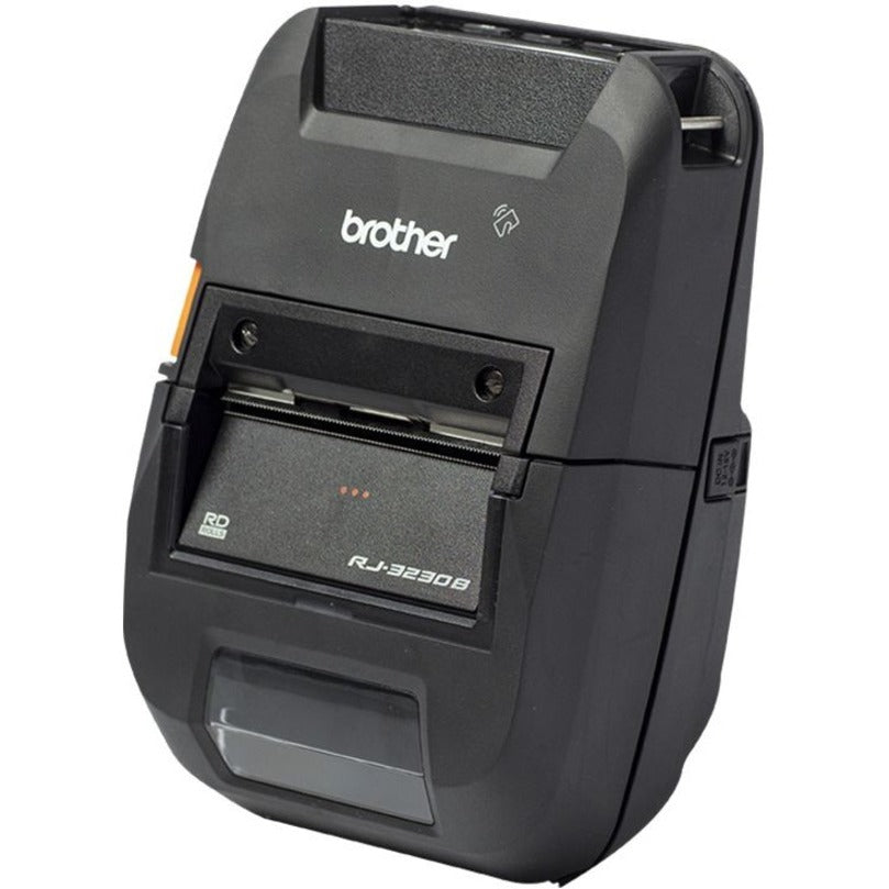 Brother RuggedJet RJ-3230B-LCP Mobile Direct Thermal Printer - Monochrome - Portable - Label/Receipt Print - Ethernet - USB - Bluetooth - Black