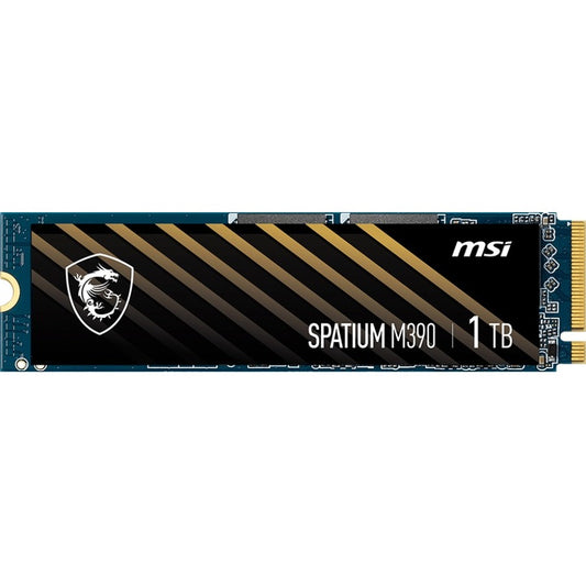 MSI SPATIUM M390 1 TB Solid State Drive - M.2 2280 Internal - PCI Express NVMe (PCI Express NVMe 3.0 x4)