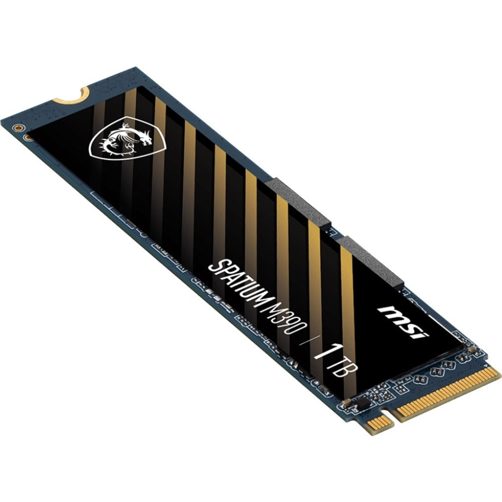 MSI SPATIUM M390 1 TB Solid State Drive - M.2 2280 Internal - PCI Express NVMe (PCI Express NVMe 3.0 x4)