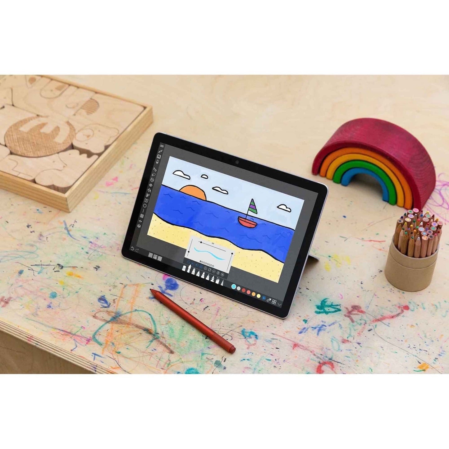 Microsoft Surface Go 3 Tablet - 10.5" - Core i3 10th Gen i3-10100Y Dual-core (2 Core) 1.30 GHz - 8 GB RAM - 128 GB SSD - Windows 10 - Platinum - TAA Compliant