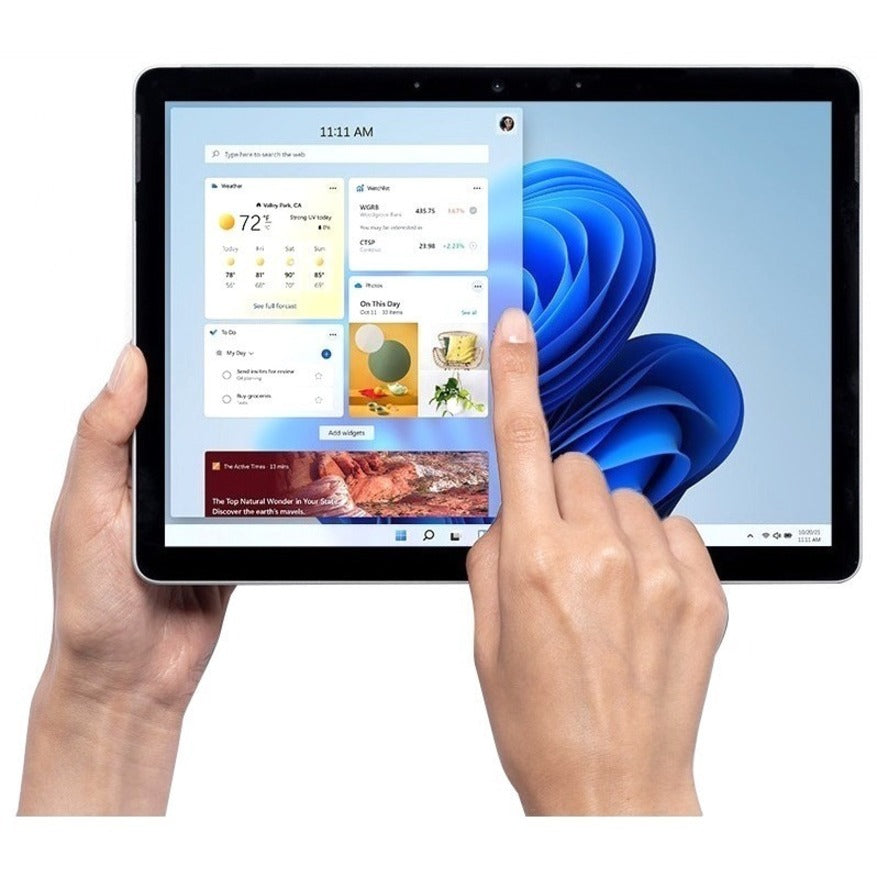 Microsoft Surface Go 3 Tablet - 10.5" - Core i3 10th Gen i3-10100Y Dual-core (2 Core) 1.30 GHz - 8 GB RAM - 128 GB SSD - Windows 10 - Platinum - TAA Compliant