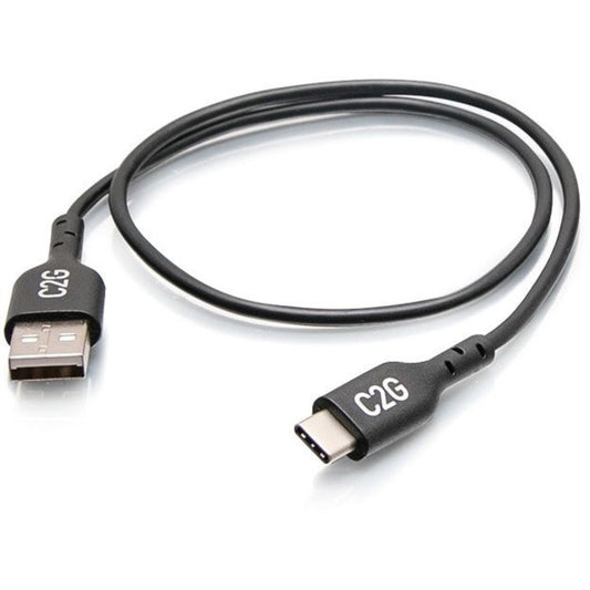 C2G 1.5ft USB C to USB A Adapter Cable - USB 2.0 - 480Mbps - M/M