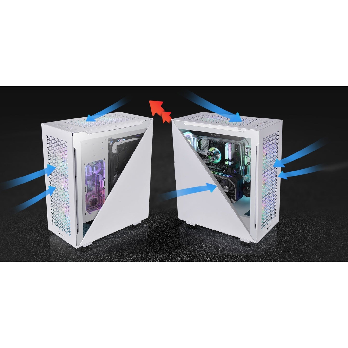 Thermaltake Divider 500 TG Air Snow Mid Tower Chassis