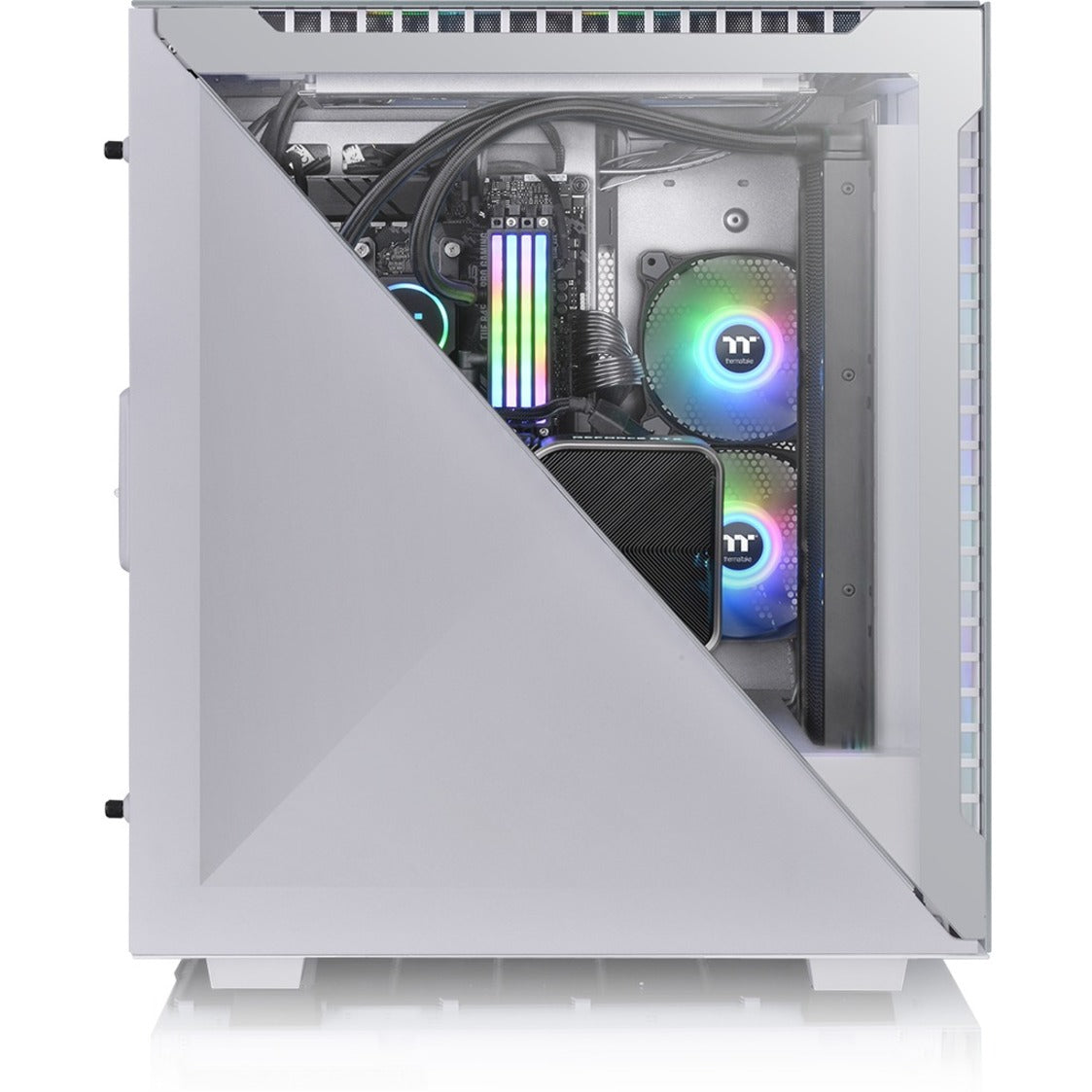 Thermaltake Divider 500 TG Snow ARGB Mid Tower Chassis