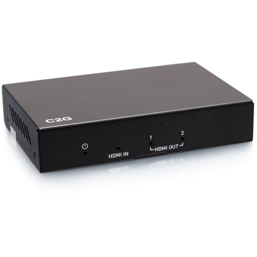 C2G 2-Port HDMI Distribution Amplifier Splitter - 4K 60Hz