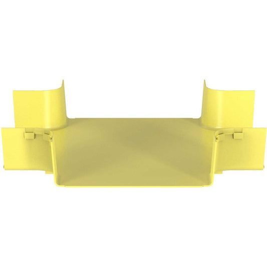 Panduit FiberRunner&reg; 4-Way Cross Fitting 12x4 Yellow