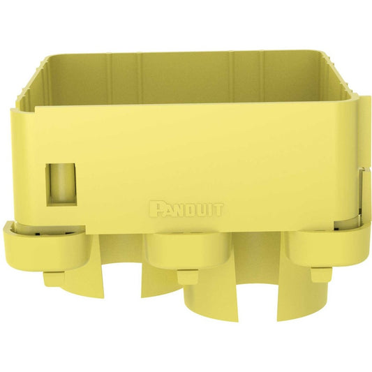 Panduit FiberRunner&reg; 2-Port Spillout 4x4 Yellow