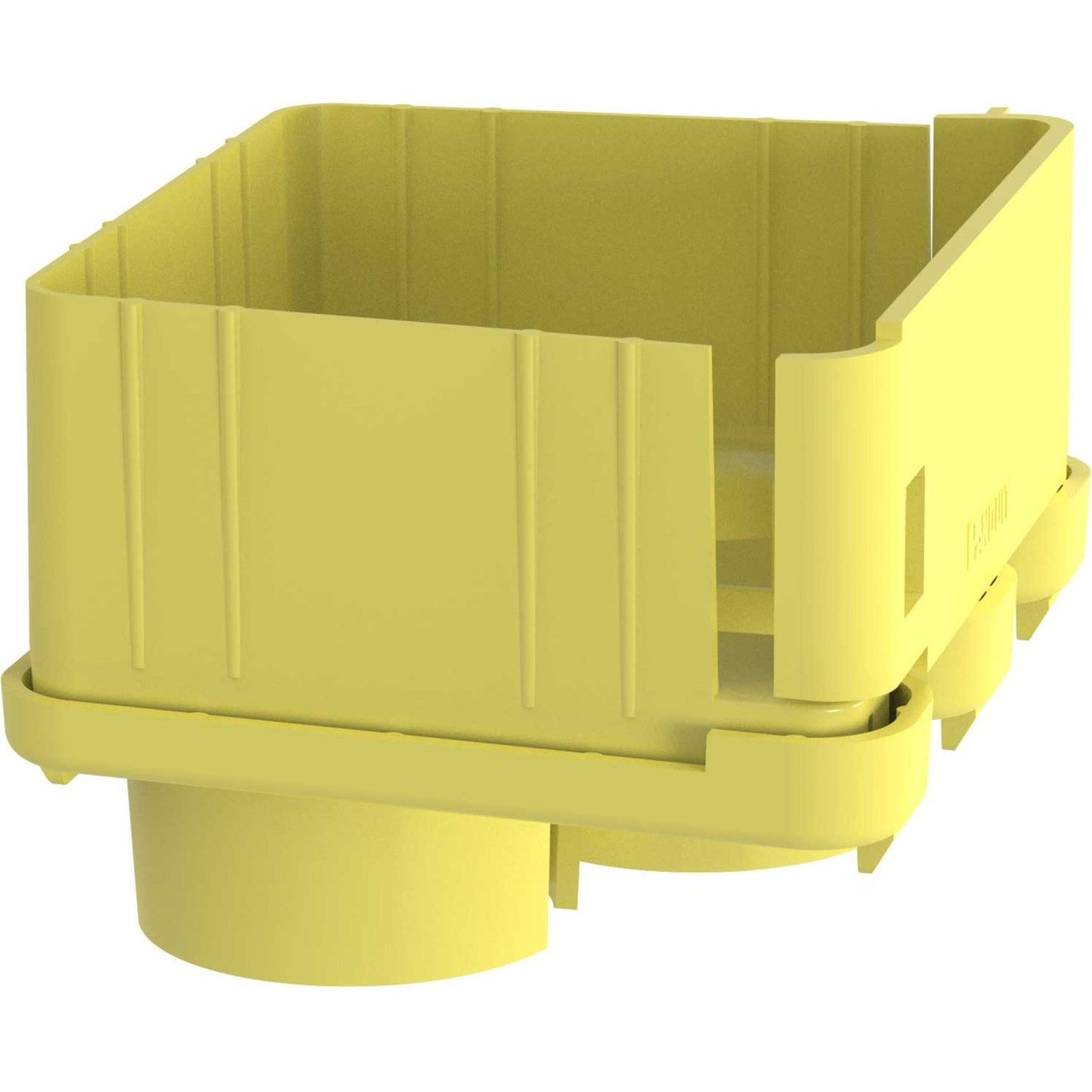 Panduit FiberRunner&reg; 2-Port Spillout 4x4 Yellow