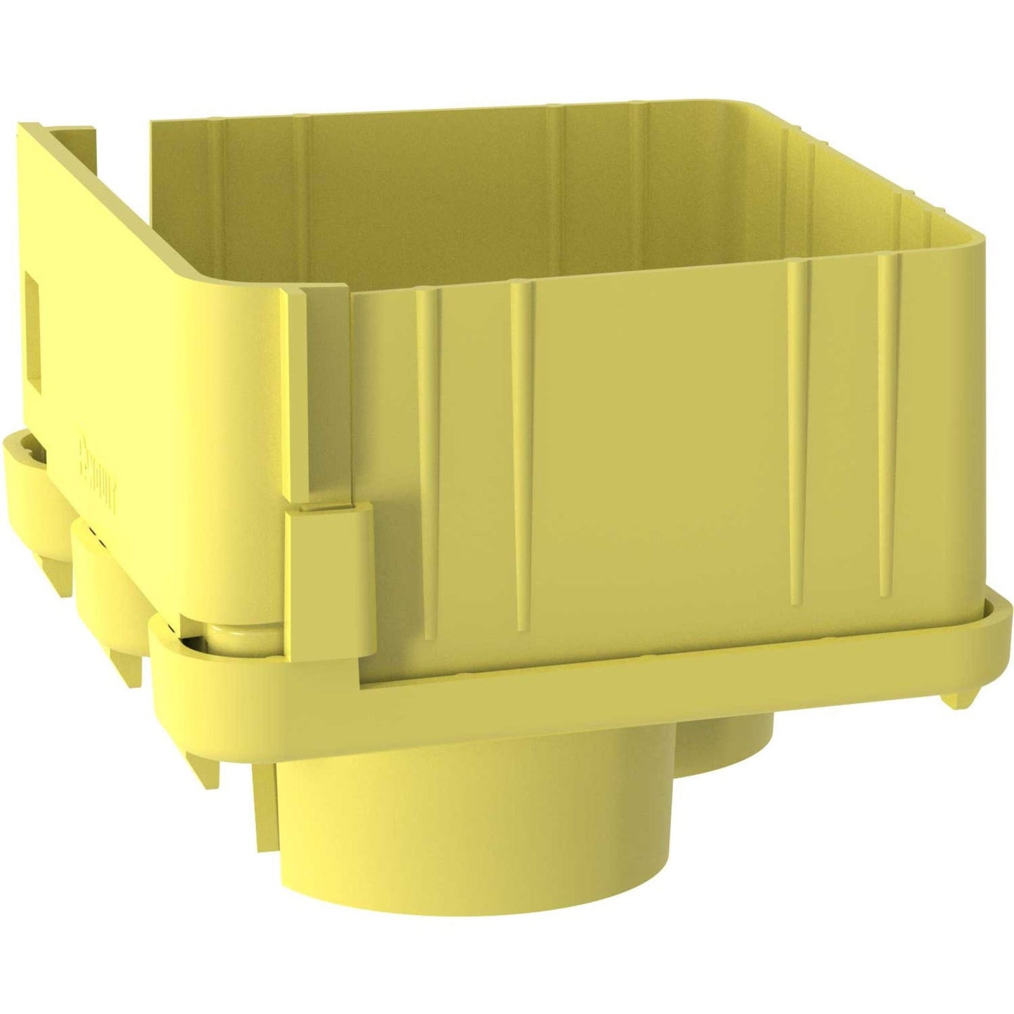 Panduit FiberRunner&reg; 2-Port Spillout 4x4 Yellow