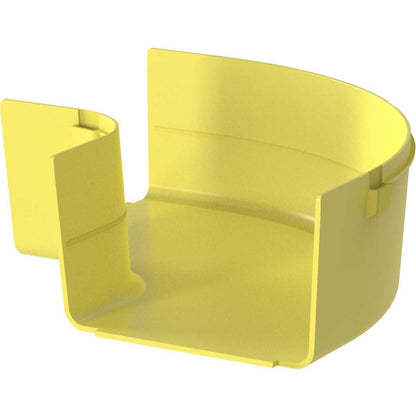 Panduit FiberRunner&reg; Horizontal Right-Angle 90&deg; 6x4 Yellow