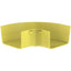 Panduit FiberRunner® Horizontal Right-Angle 90° 6x4 Yellow