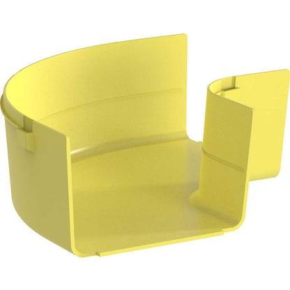 Panduit FiberRunner&reg; Horizontal Right-Angle 90&deg; 6x4 Yellow