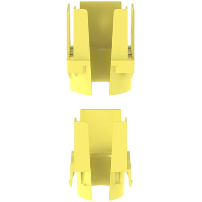 Panduit FiberRunner&reg; 1-Port Spillout 2x2 Yellow