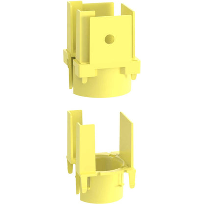 Panduit FiberRunner&reg; 1-Port Spillout 2x2 Yellow