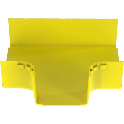 Panduit FiberRunner&reg; Horizontal Tee 90&deg; 12x4 Yellow