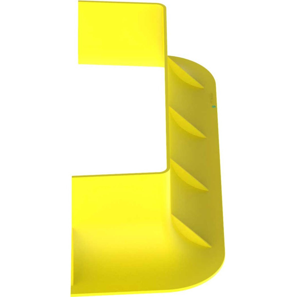 Panduit FiberRunner&reg; Bend Radius Control Trumpet 12x4 Yellow