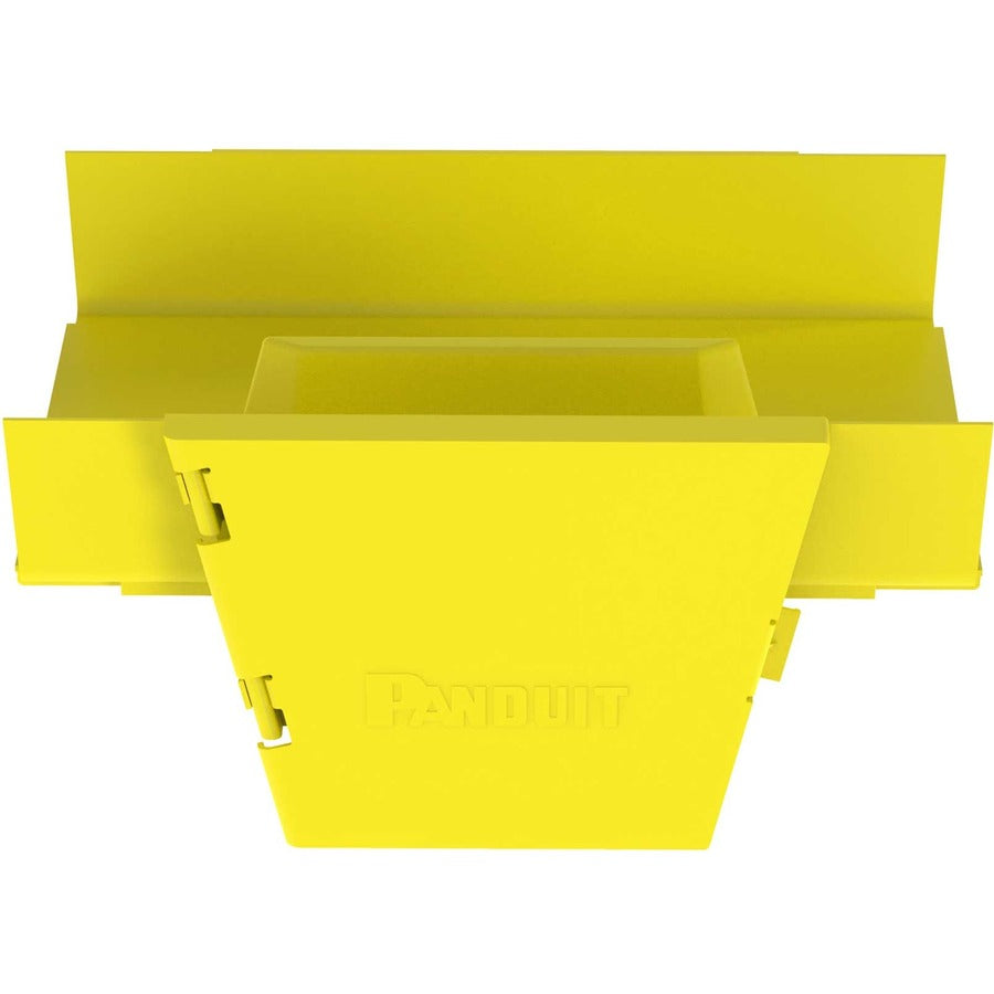 Panduit FiberRunner&reg; Vertical Tee 90&deg; 12x4 Yellow