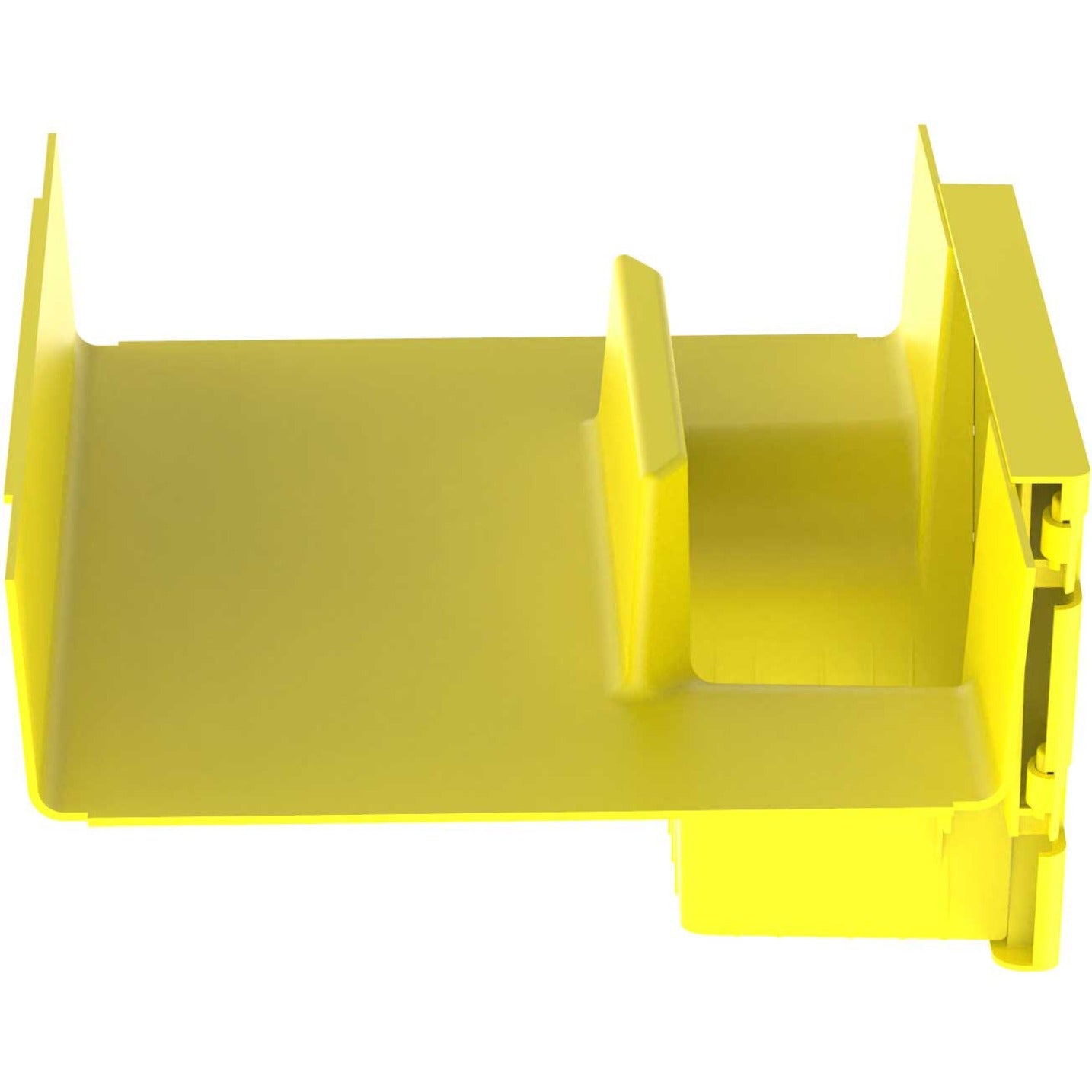 Panduit FiberRunner&reg; Vertical Tee 90&deg; 12x4 Yellow