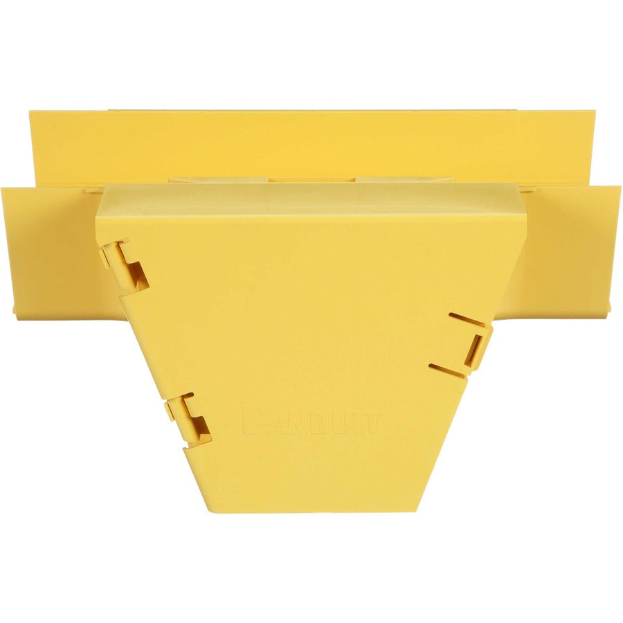 Panduit FiberRunner&reg; Vertical Tee 90&deg; 6x4 Yellow