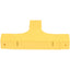 Panduit FiberRunner® Horizontal Tee 90° 2x2 Yellow