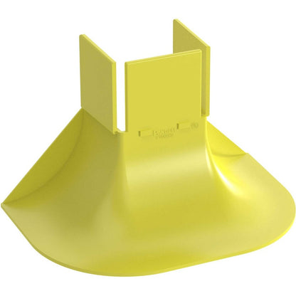 Panduit FiberRunner&reg; Bend Radius Control Trumpet 2x2 Yellow