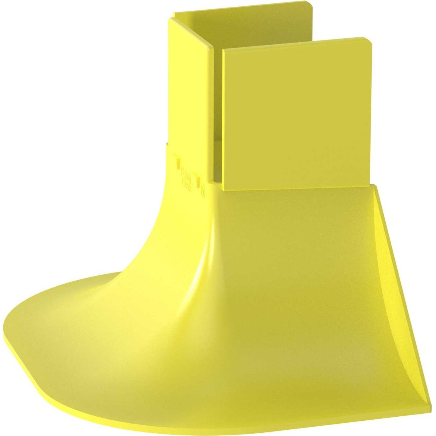 Panduit FiberRunner&reg; Bend Radius Control Trumpet 2x2 Yellow