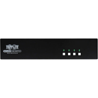 Tripp Lite Secure KVM Switch 4-Port Dual Head DisplayPort to DisplayPort 4K NIAP PP4.0 Audio TAA