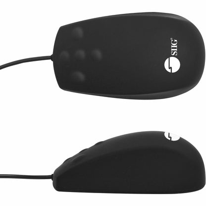 SIIG Industrial Grade Water and Dustproof USB Mouse with Button Type Scroll