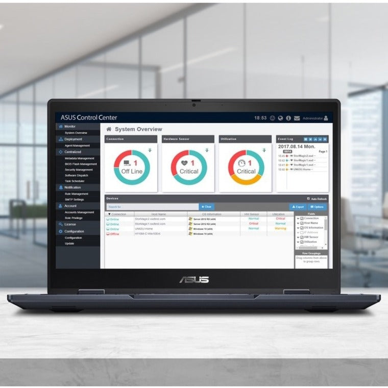 Asus ExpertBook B3 Flip B3402 B3402FEA-XH53T 14" Touchscreen Convertible 2 in 1 Notebook - Full HD - 1920 x 1080 - Intel Core i5 11th Gen i5-1135G7 Quad-core (4 Core) 2.40 GHz - 16 GB Total RAM - 256 GB SSD - Star Black