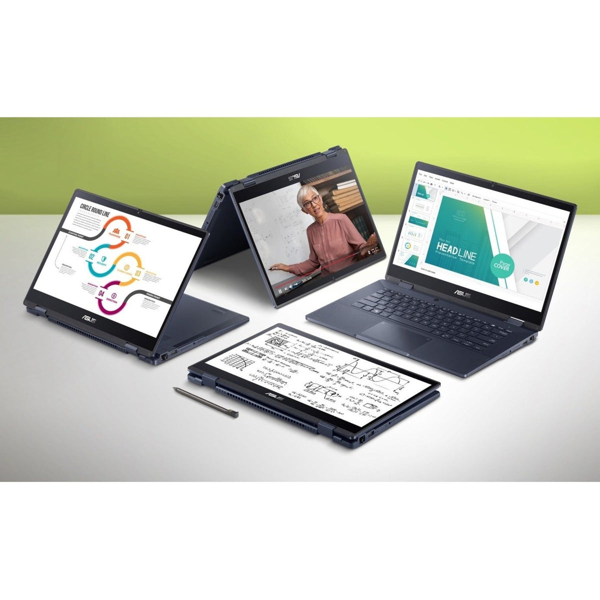 Asus ExpertBook B3 Flip B3402 B3402FEA-XH53T 14" Touchscreen Convertible 2 in 1 Notebook - Full HD - 1920 x 1080 - Intel Core i5 11th Gen i5-1135G7 Quad-core (4 Core) 2.40 GHz - 16 GB Total RAM - 256 GB SSD - Star Black