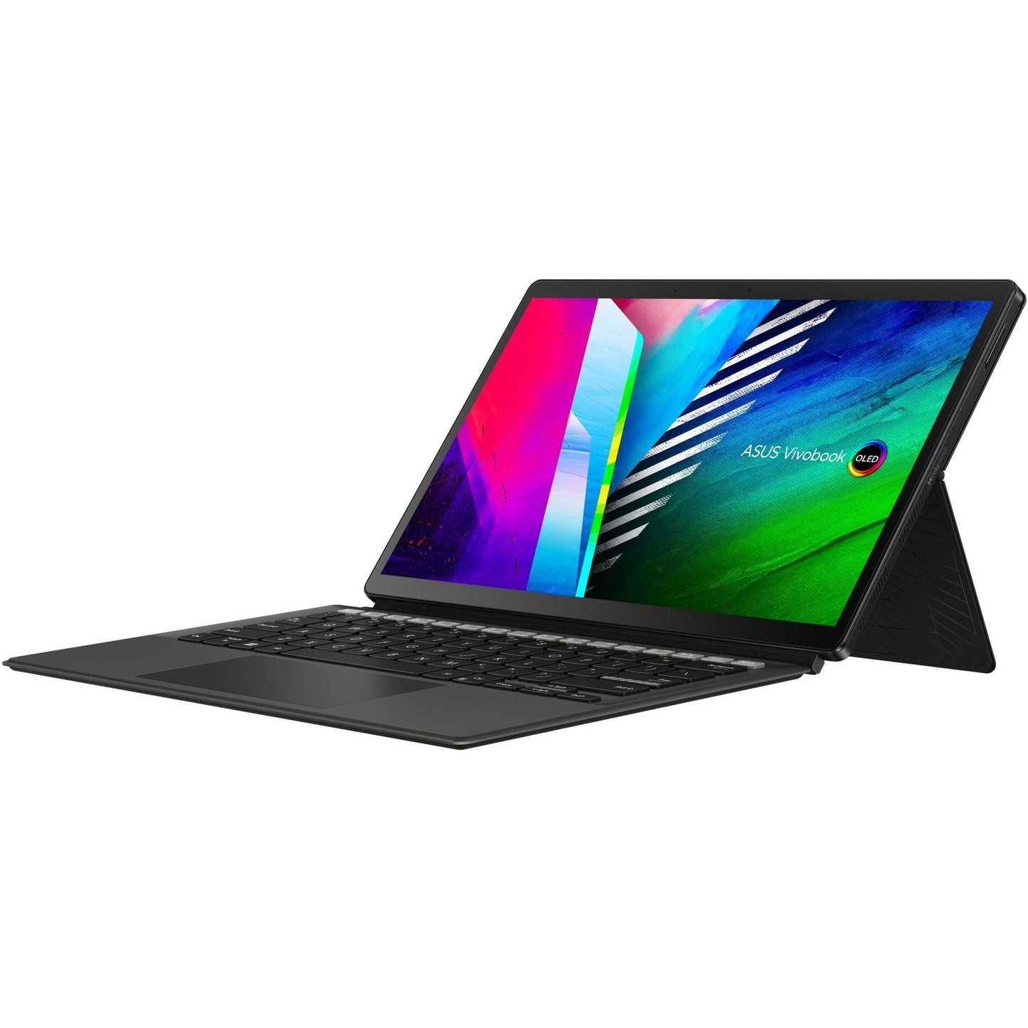 Asus Vivobook 13 Slate OLED T3300KA-DH26T 13.3" Touchscreen Detachable 2 in 1 Notebook - Full HD - 1920 x 1080 - Intel Pentium Silver N6000 Quad-core (4 Core) 1.10 GHz - 8 GB Total RAM - 256 GB SSD - Black