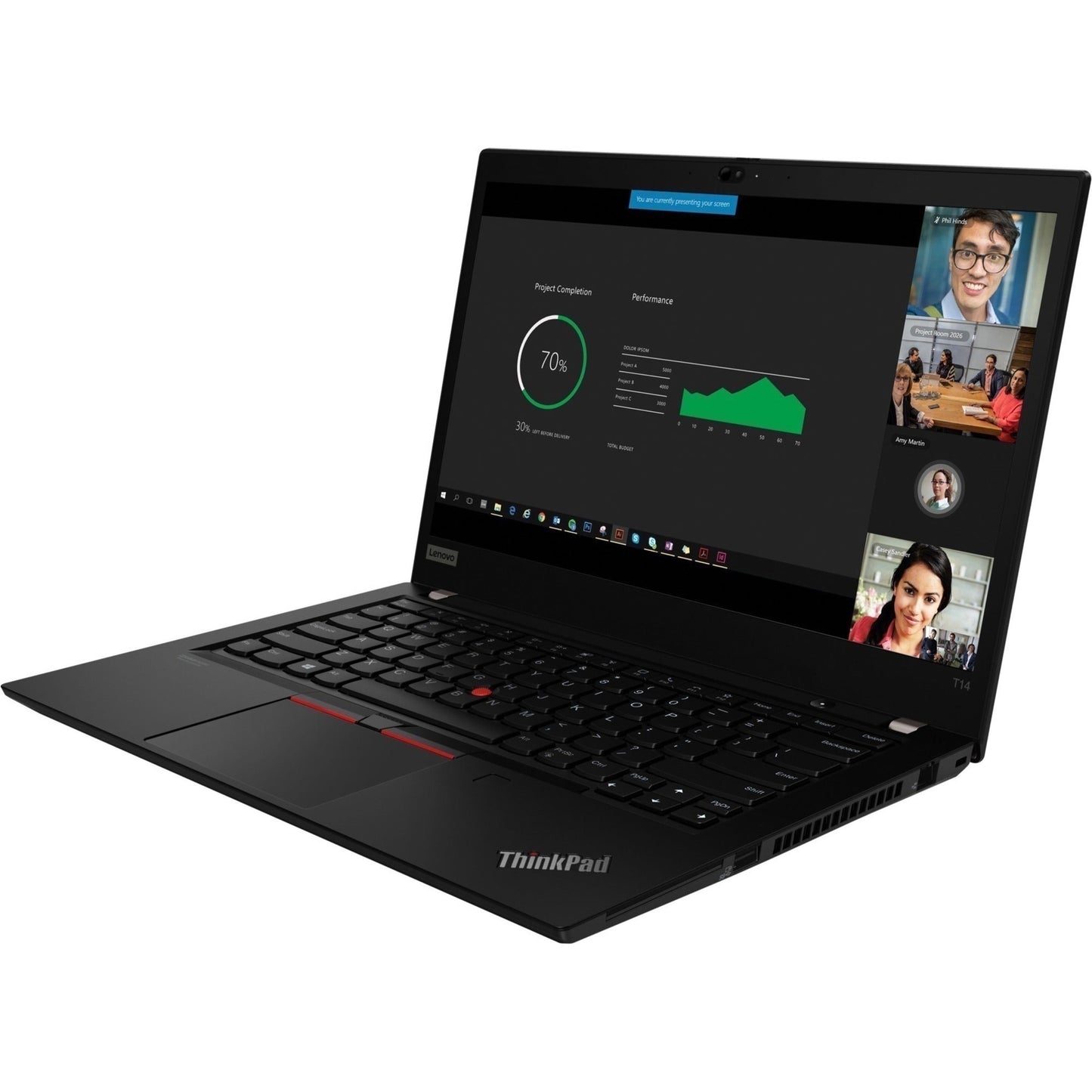 Lenovo ThinkPad T14 Gen 2 20XLS24H0A 14" Touchscreen Notebook - Full HD - 1920 x 1080 - AMD Ryzen 5 PRO 5650U Hexa-core (6 Core) 2.30 GHz - 16 GB Total RAM - 256 GB SSD - Black