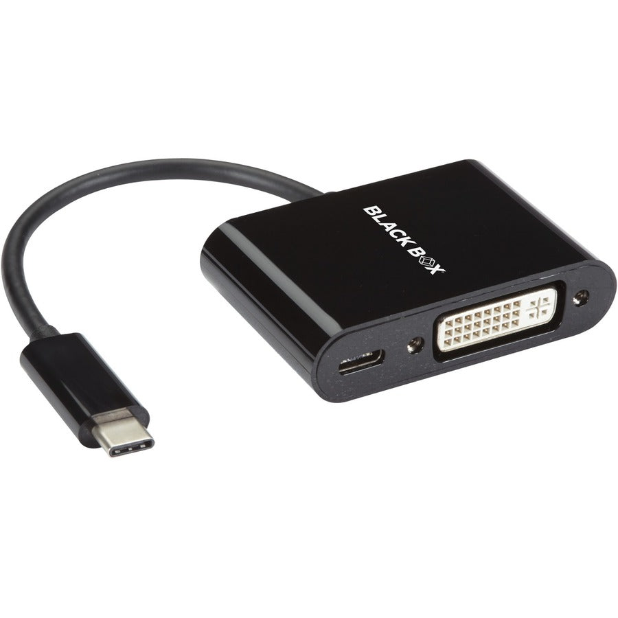 Black Box USB-C to DVI Adapter with 60W Power Delivery 4K60 HDR