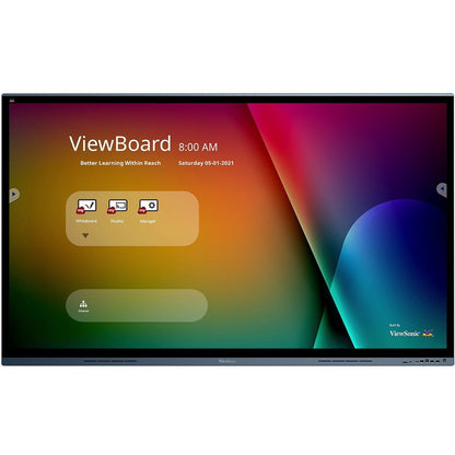 ViewSonic ViewBoard IFP7562 - 4K UHD Interactive Display with Integrated Software 65W USB C RJ45 - 350 cd/m2 - 75"