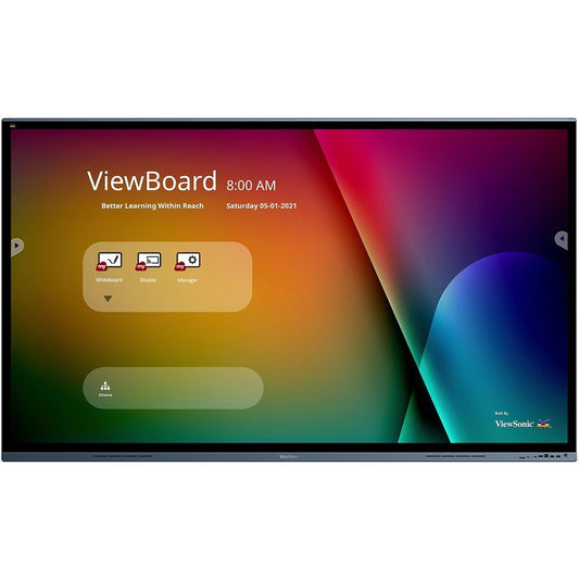 ViewSonic ViewBoard IFP8662 - 4K UHD Interactive Display with Integrated Software 65W USB C RJ45 - 350 cd/m2 - 86"