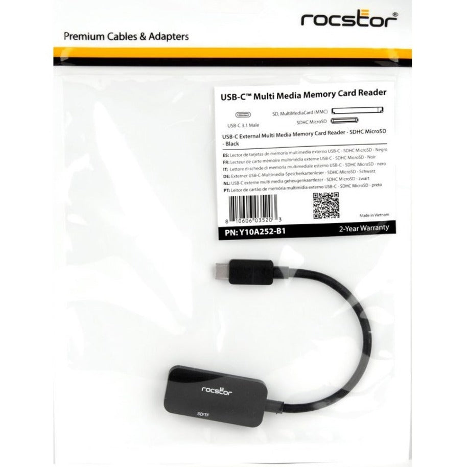 Rocstor Premium USB-C Multi Media Memory Card Reader