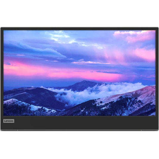 Lenovo L15 15.6" Full HD LCD Monitor - 16:9 - Raven Black
