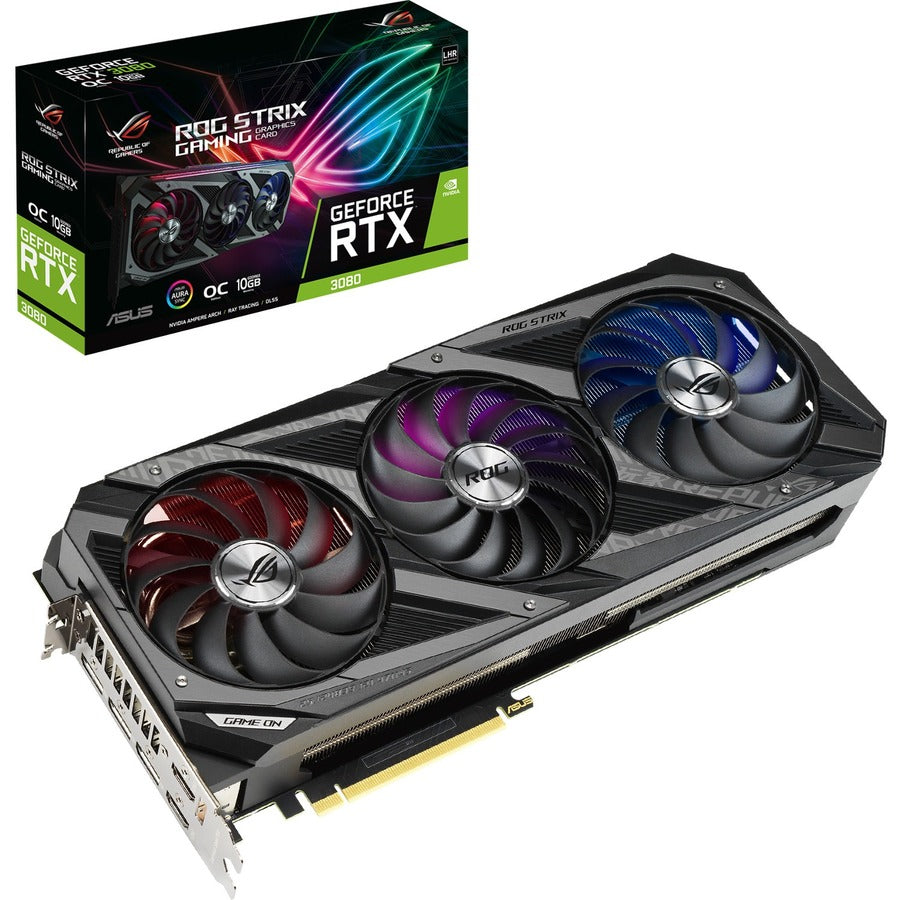 Asus ROG NVIDIA GeForce RTX 3080 Graphic Card - 10 GB GDDR6X