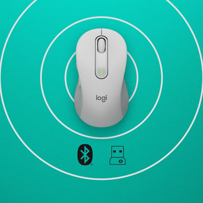 Logitech Signature M650 L for Business (Off-White) - Brown Box