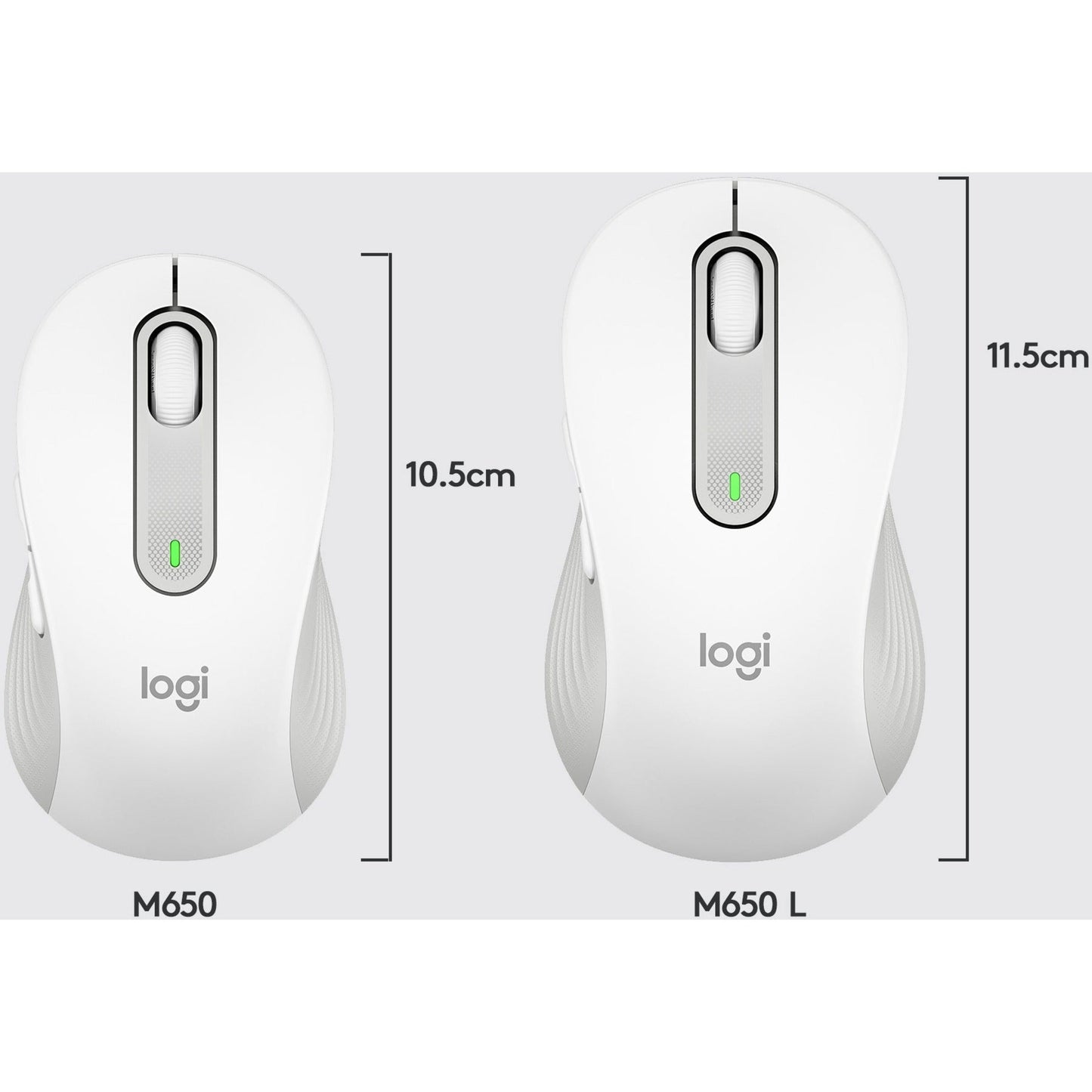 Logitech Signature M650 for Business (Off-White) - Brown Box